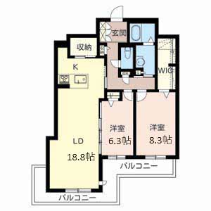 シャーメゾンガーデンズ芦屋平田町 0302号室