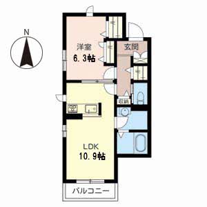 シャーメゾン睦 0303号室