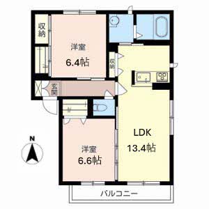 ルミナスＡ・Ｂ A202号室