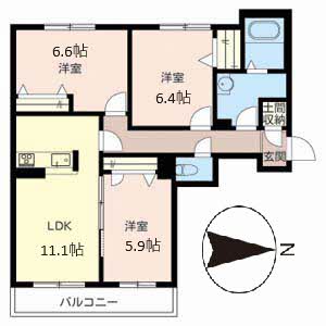 リバーサイドウイング 0205号室
