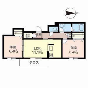 リバーサイドウイング 0106号室