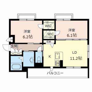 シャーメゾンガーデンズ　ラ・コントル 0201号室