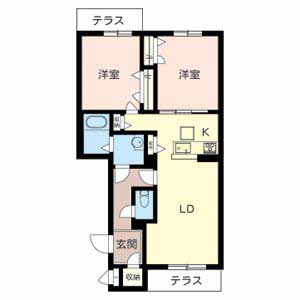 シャーメゾン渋川 0102号室