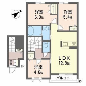 シャーメゾンガーデンズ惣盛 B202号室