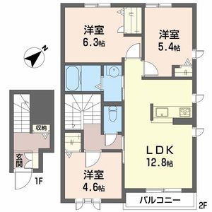シャーメゾンガーデンズ惣盛 B203号-5