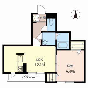 シャーメゾンルンガルノ 0206号室