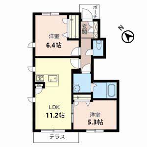 シャーメゾン日新Ｂ 0103号室