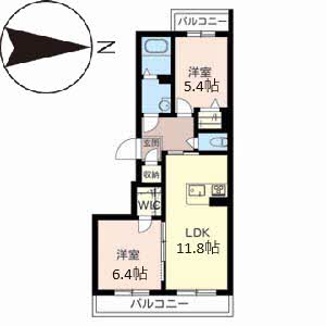 シャーメゾン音羽セカンド 0205号室