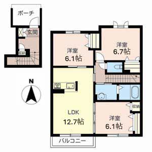リバーパークⅡ 0205号室