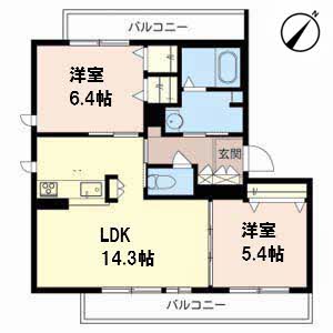 シャーメゾン　サニーテラス 0302号室