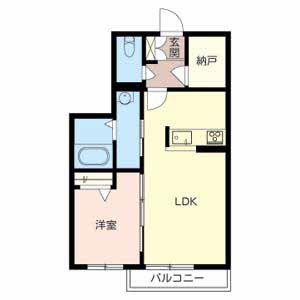 グランソレイユ別府Ｂ 0202号室