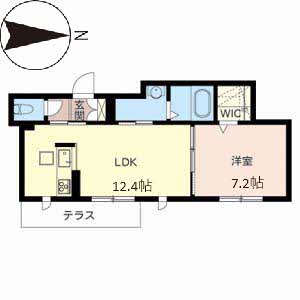 シャーメゾン中路 0102号室