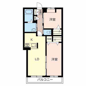 クレール北平野 0202号室