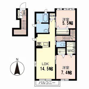 シャーメゾン富野荘 0206号室
