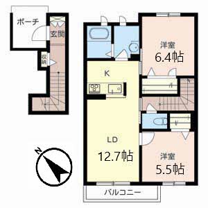 Ｖｏｒｔｅ　ｇａｒｄｅｎ　豊中　Ｂ棟 B202号室