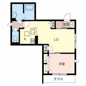 Ｃａｓａ　Ｖｅｃｃｈｉｏ 0102号室