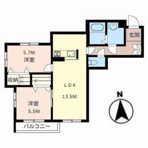 ＭＡＩＳＯＮ　ＤＥ　ＬＡＰＩＮ 0205号室