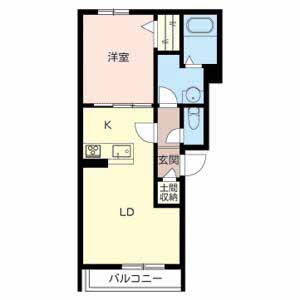 シャーメゾン針中野 0201号室