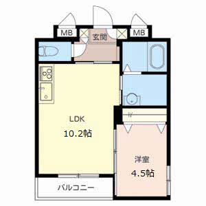 ラ・フロール大倉山 0302号室