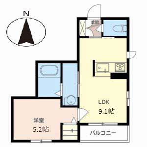 シャーメゾン伊勢屋 0201号室