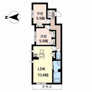 シャーメゾン沢之町 0102号室