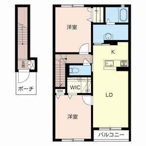 シャーメゾン　ピーチ　コート 0202号室