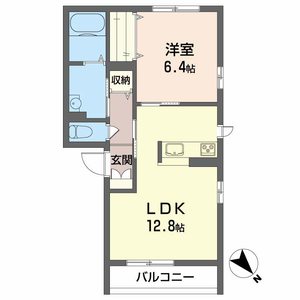 ベレオ新通 0202号室