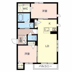シャーメゾン日根野 0203号室