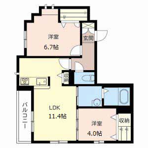 シャーメゾンＭＩＫＯ 0301号-2