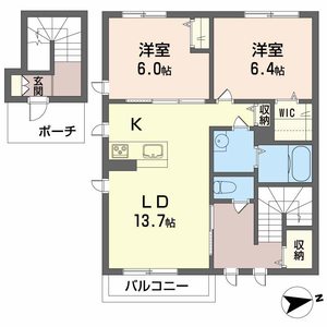 シャーメゾンガーデンズ狭山 0201号室