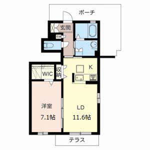 レクシエ南王子 0101号室