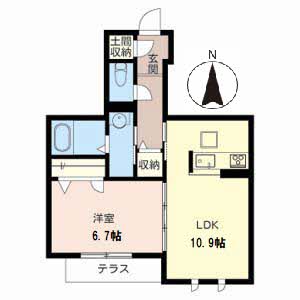 シャーメゾン太秦桂ヶ原 0102号室