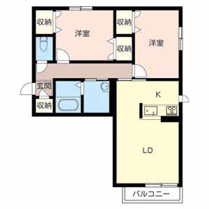 グラン・ブルー G201号室