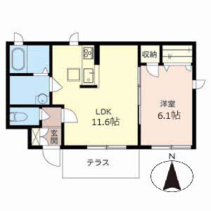 シャーメゾン東山七条 0102号室