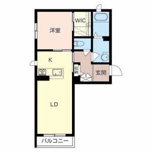 ＬＡ　ＳＵＩＴＥ　ＳＡＫＡＩＨＩＧＡＳＨＩ 0201号室