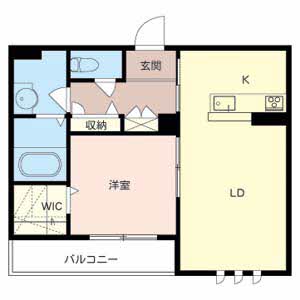 ＬＡ　ＳＵＩＴＥ　ＳＡＫＡＩＨＩＧＡＳＨＩ 0206号室