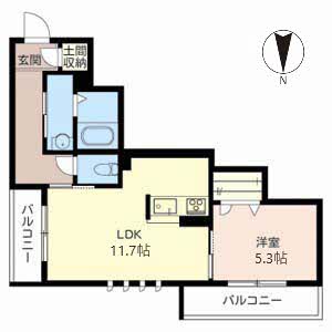 Ｓｈａ　Ｍａｉｓｏｎ　Ｃ’ｅｓｔＬｅｐｉｅｄ 0206号室