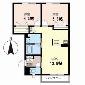 Ｓａｂｌｅ B202号室