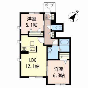 シャーメゾンすくい川 0103号室