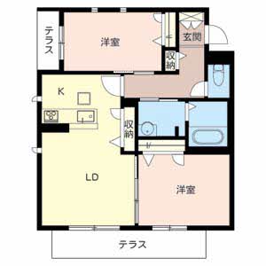 シャーメゾン　クオレール 0105号室