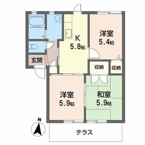 フレグランス小川 A102号室