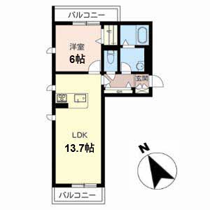 シャーメゾン清水丘 0303号室