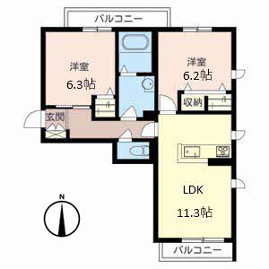 ヴェルデアリエッタ 0301号室