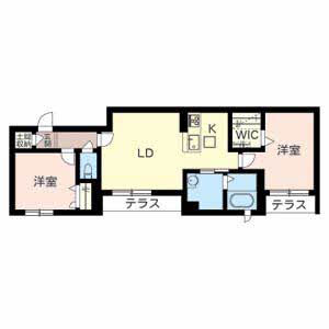 シャーメゾン常吉 0102号室