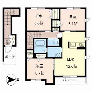 シャーメゾン宮ノ内 0206号室