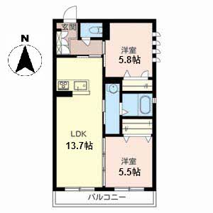 シャーメゾン　プレ　ディーヴァ 0201号室