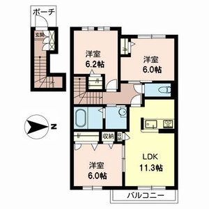 シャーメゾン　エスト 0207号室