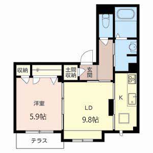 アベニール・コート緑地 0102号室