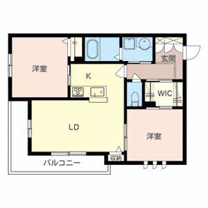 シャーメゾンみのり 0201号室