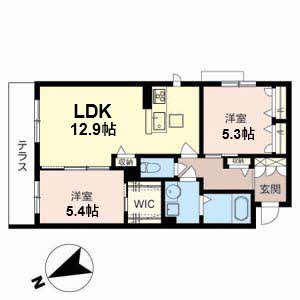 シャーメゾンみのり 0102号室